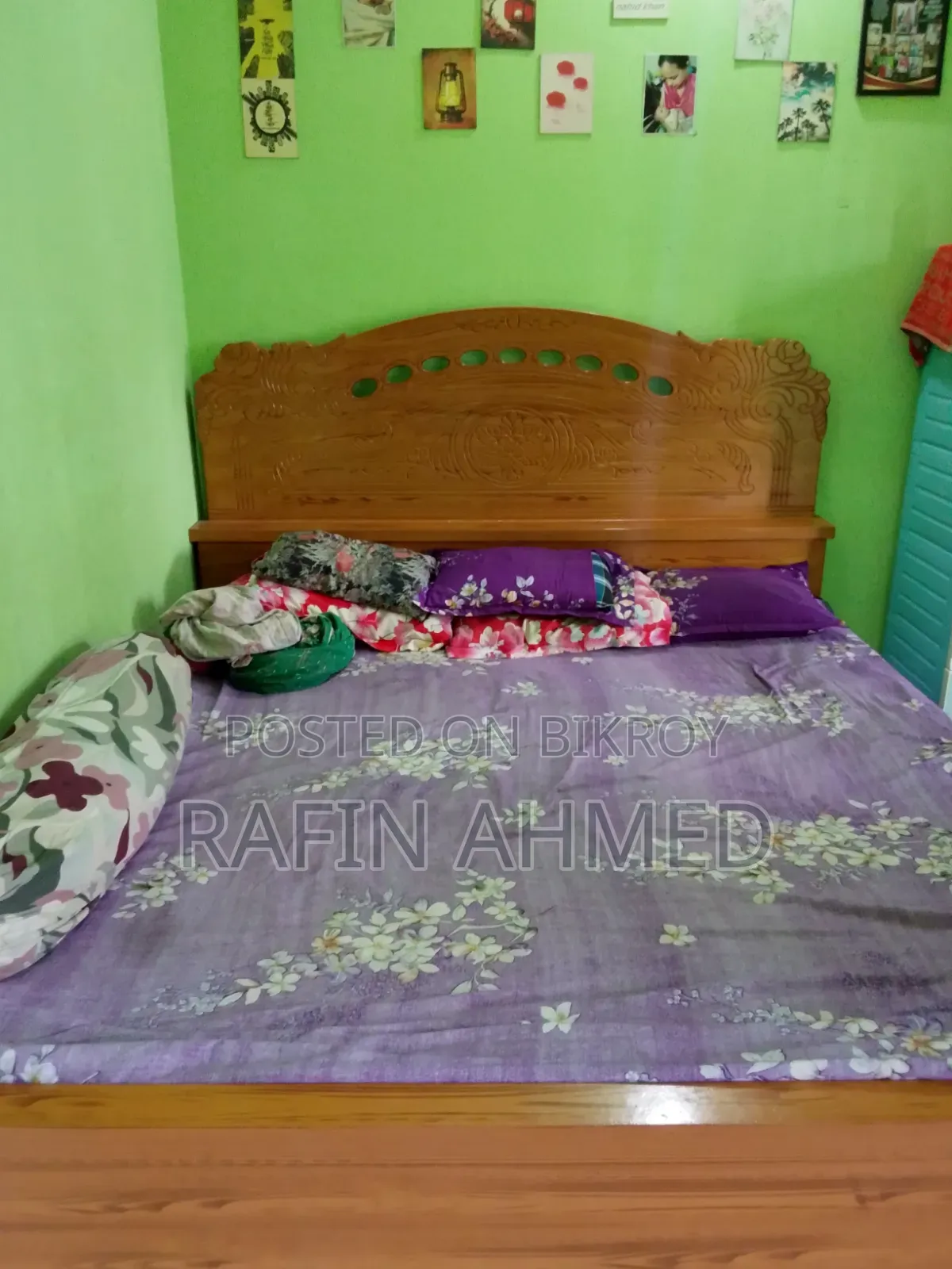 একদম ফ্রেশ উঠ কাঠের খাট
