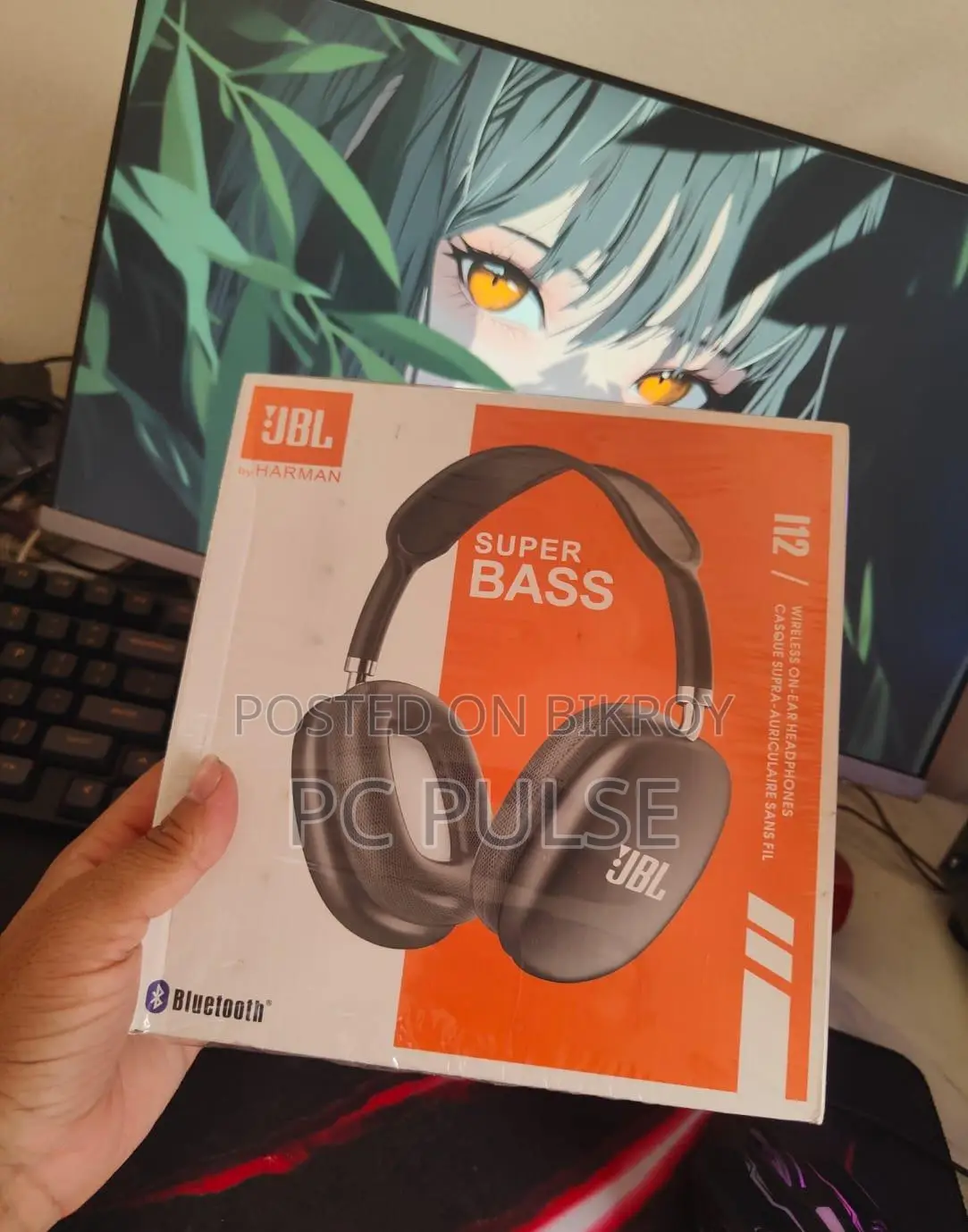 Jbl 112 Super Bass Wireless Headphones (Premium Edition)