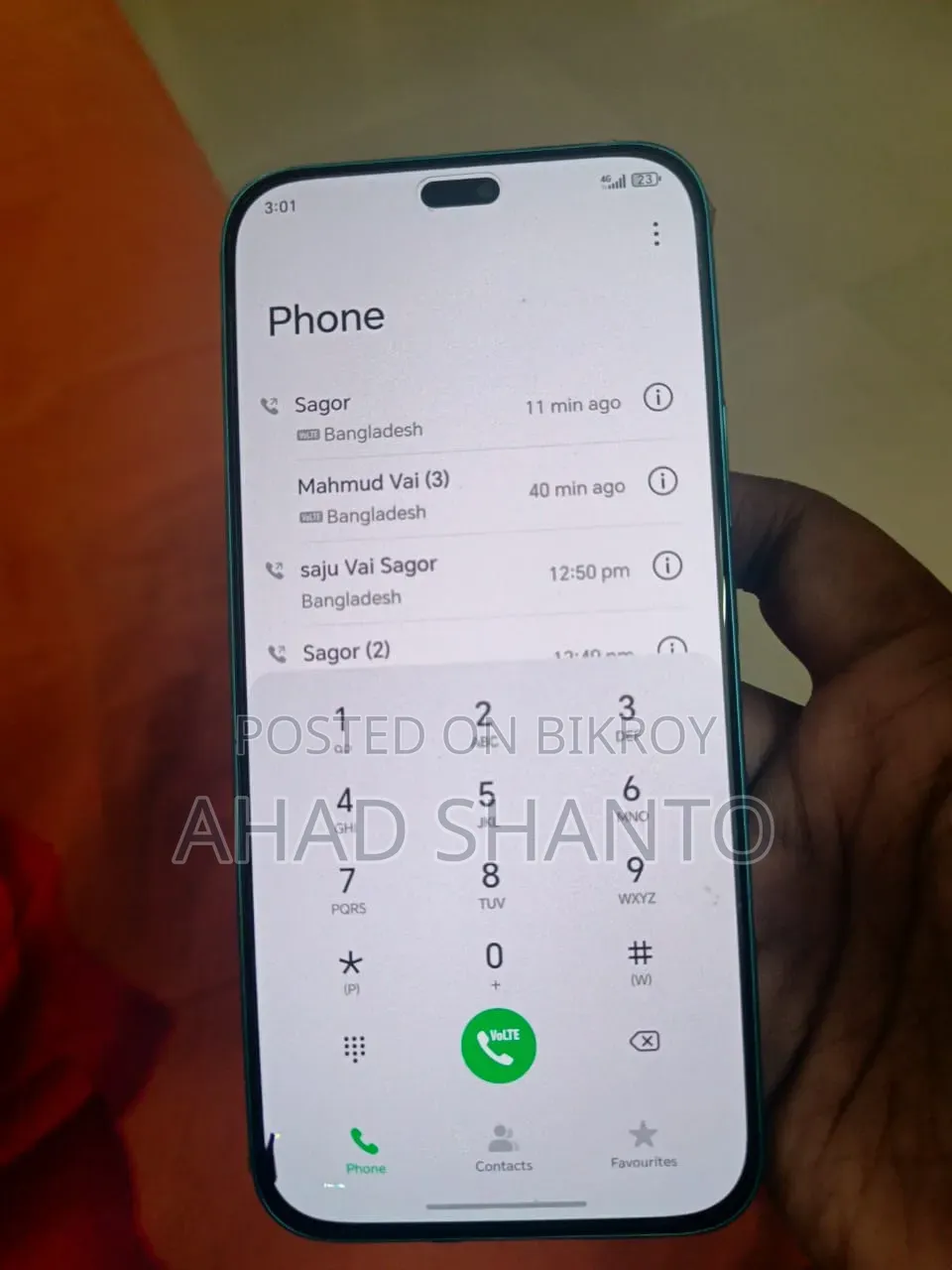 অনার ৪০০ লাইট ২৫৬ জিবি নীল