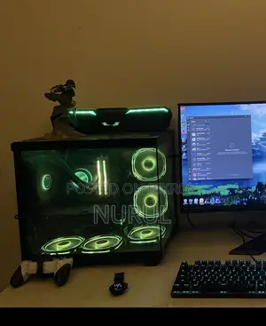Pc Power Pgh600 Iceland Atx Gaming Black Case With (6 X Argb Fan)