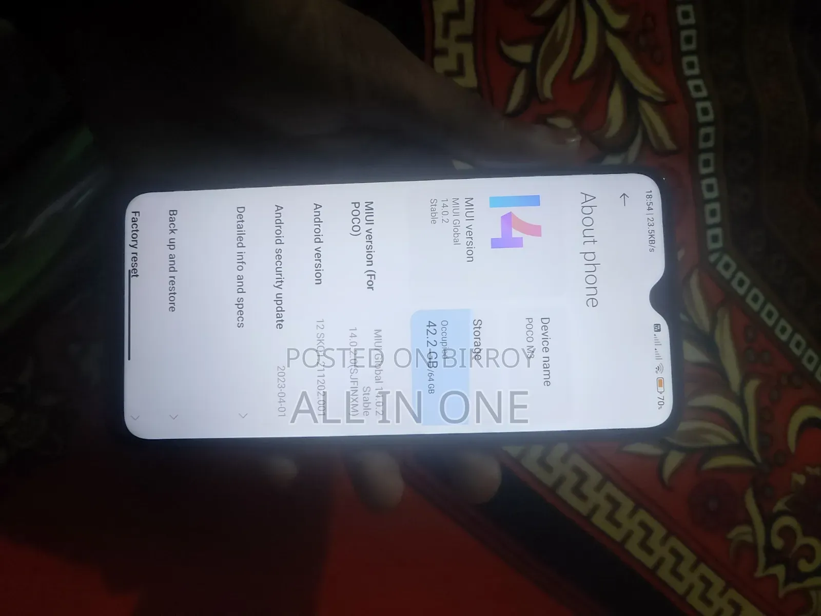 নতুন শাওমি পোকো এম৩ ৬৪ জিবি কালো