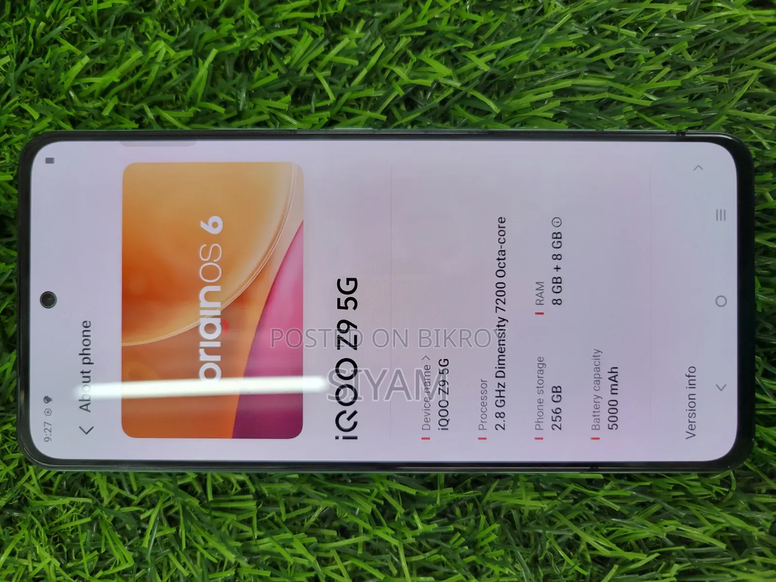iQOO Z9 256 GB Gold