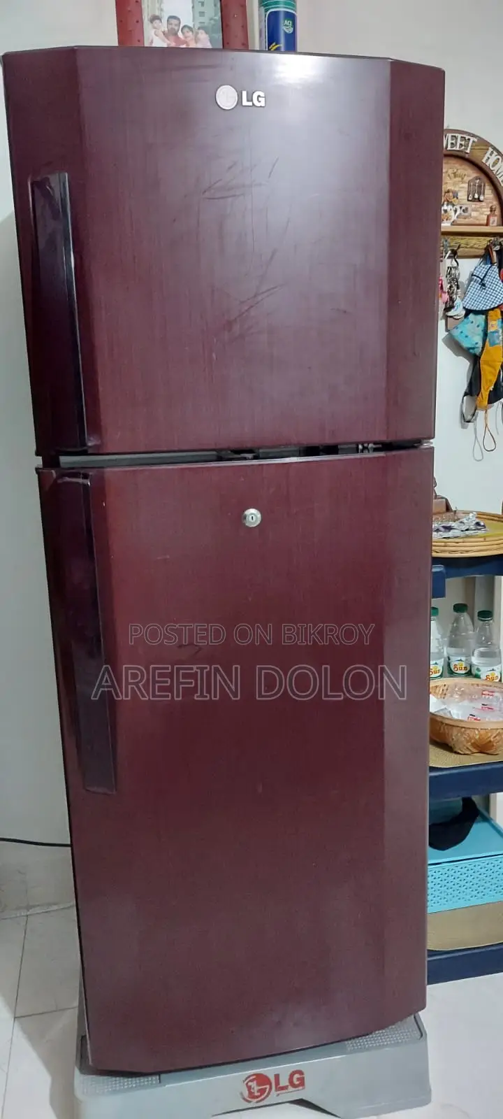 Lg Gl-254ahg4(Bb) ডাবল ডোর - টপ ফ্রিজার ২৪০ লিটার রেফ্রিজারেটর