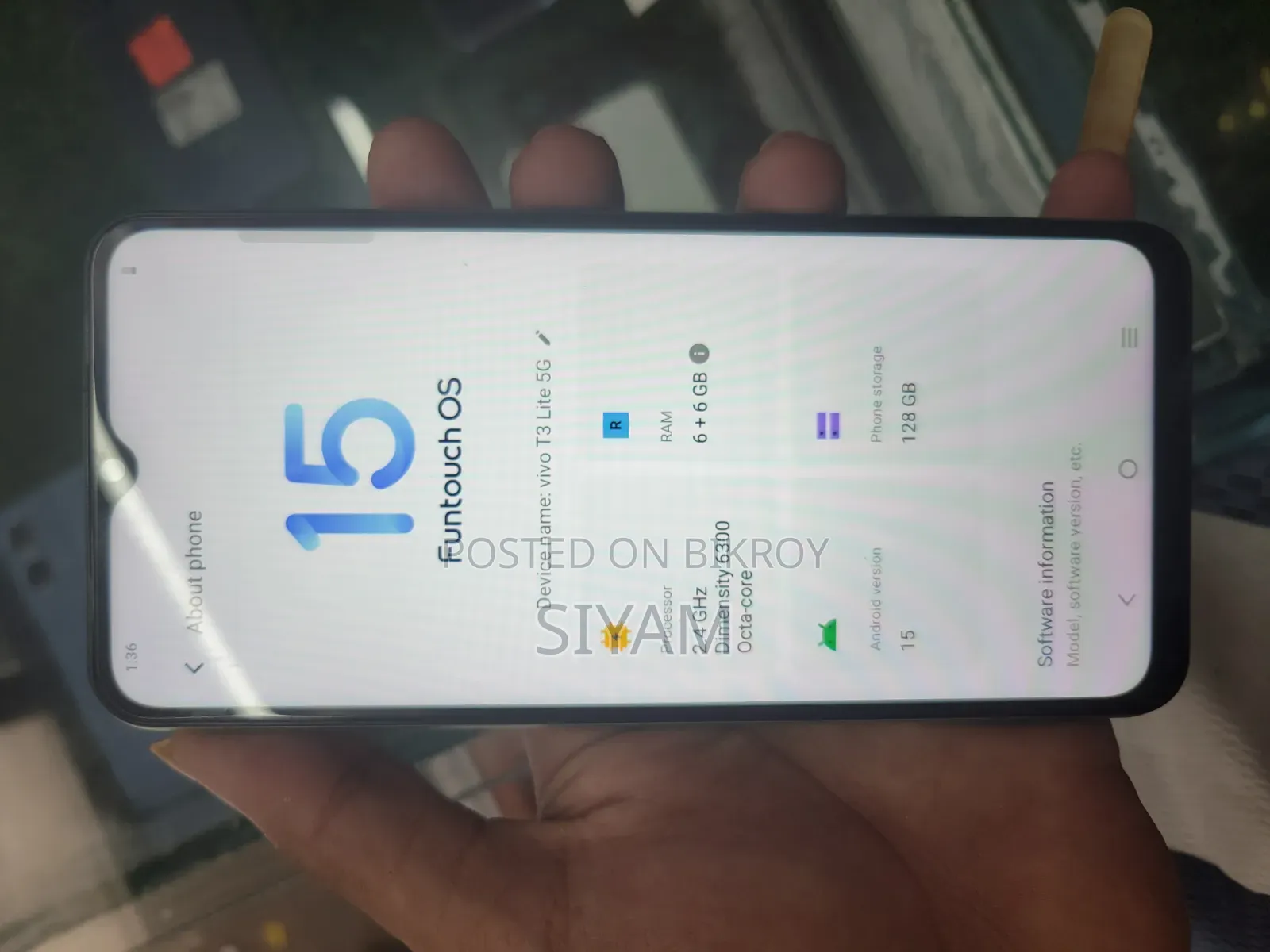 Vivo T3 Lite 128 GB Gold