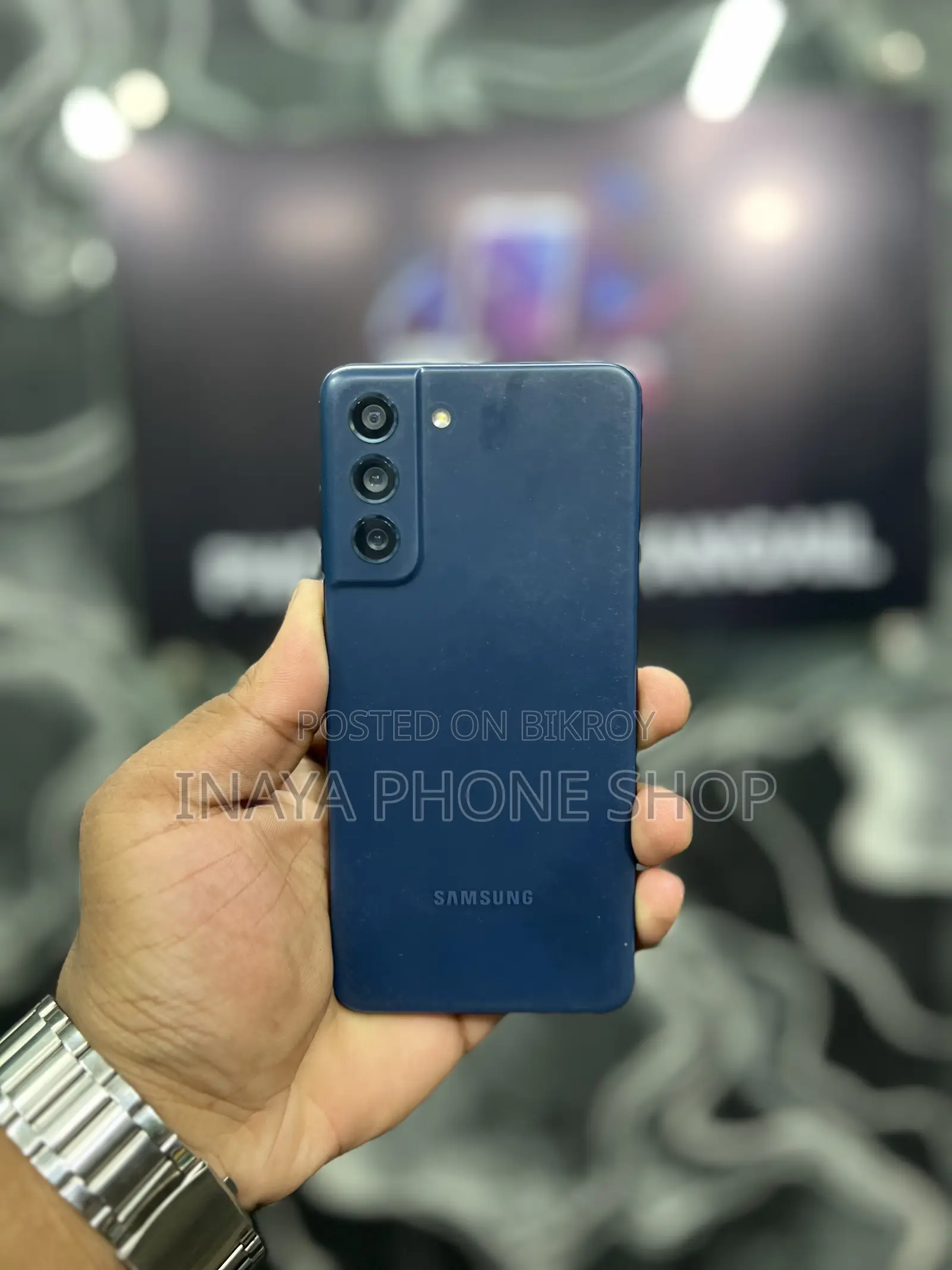 স্যামসাং গ্যালাক্সি এস২১ এফই ৫জি ১২৮ জিবি নীল