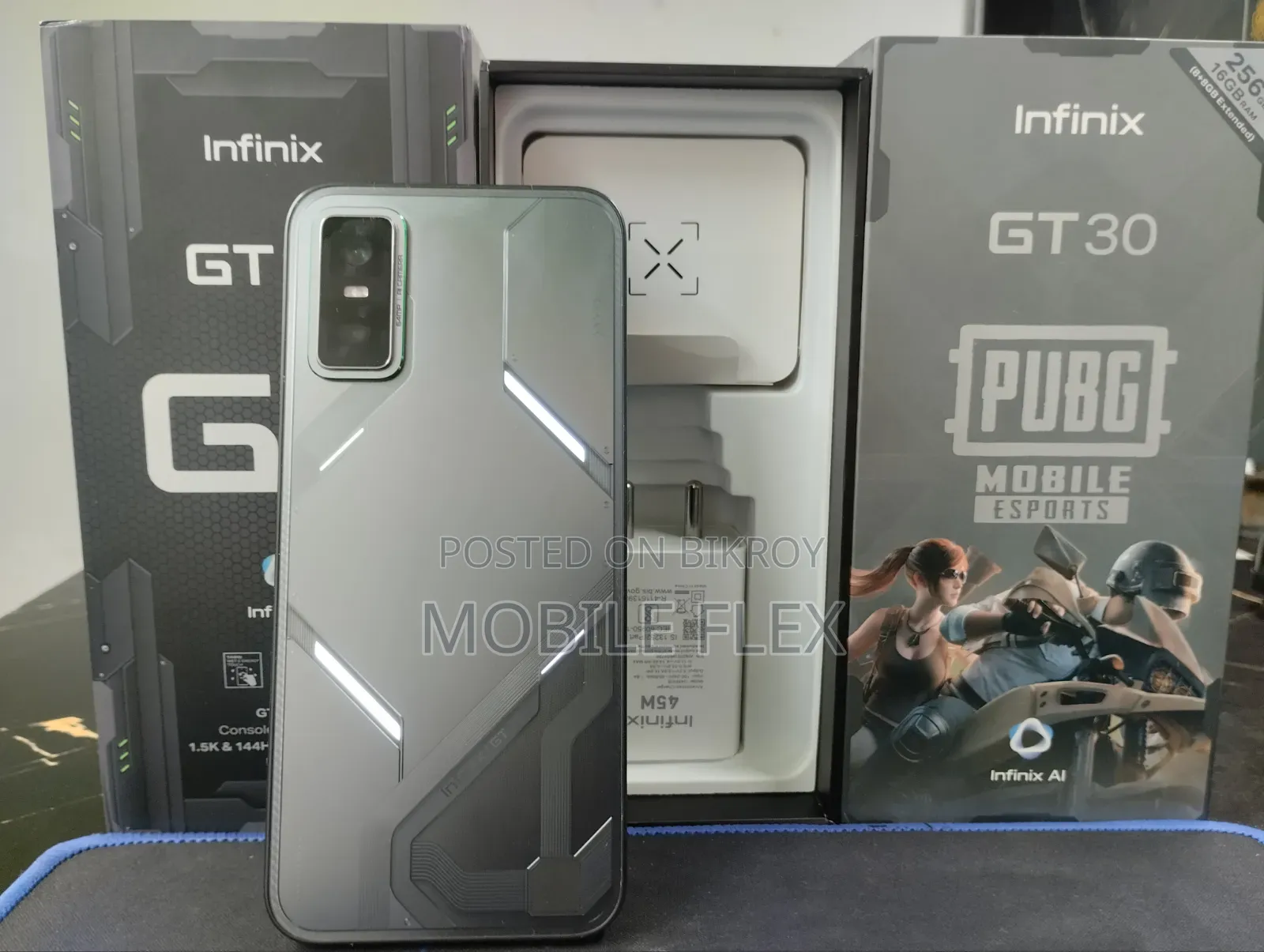 New Infinix GT 30 5G 256 GB Gray