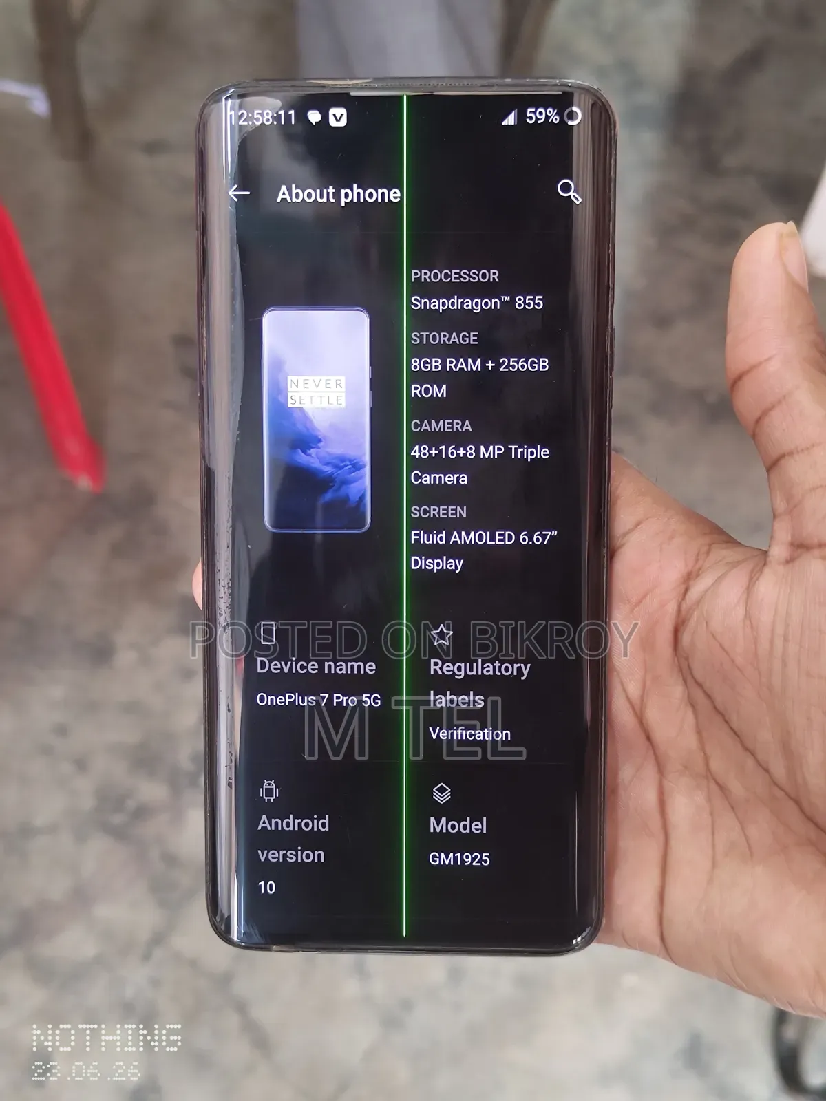 OnePlus 7 Pro 256 GB Blue