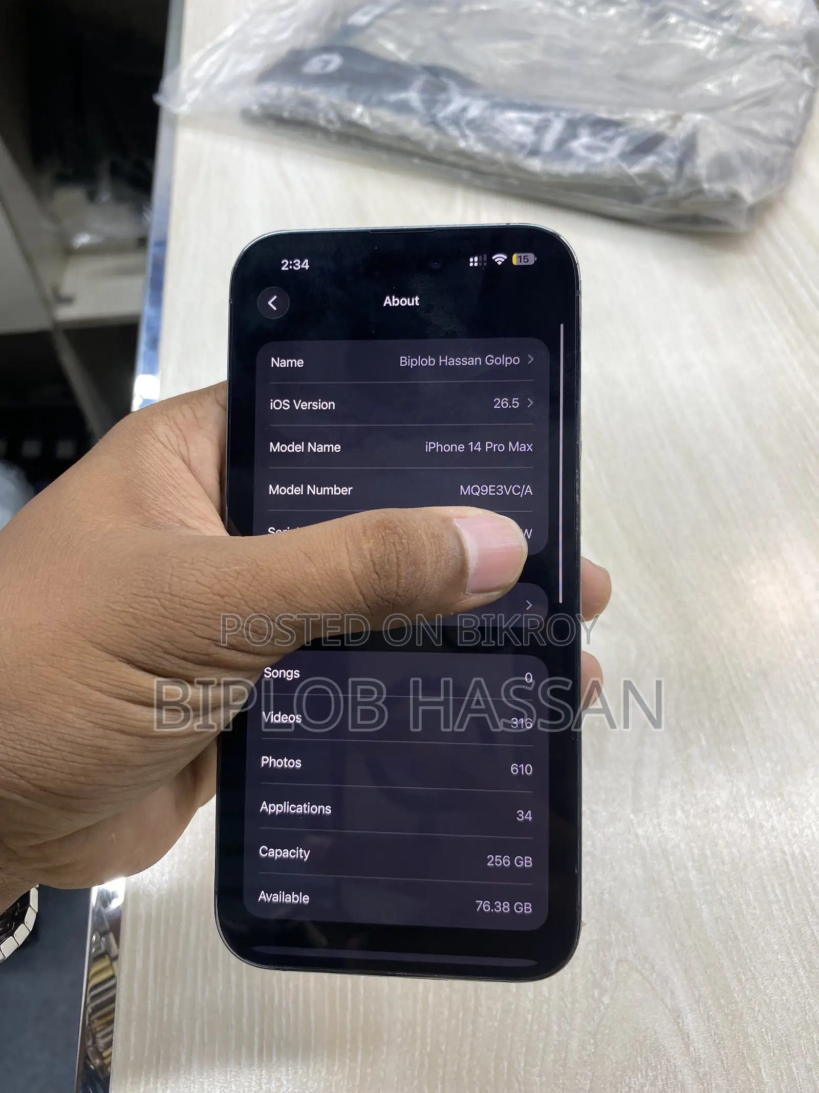 Apple iPhone 14 Pro Max 256 GB Purple
