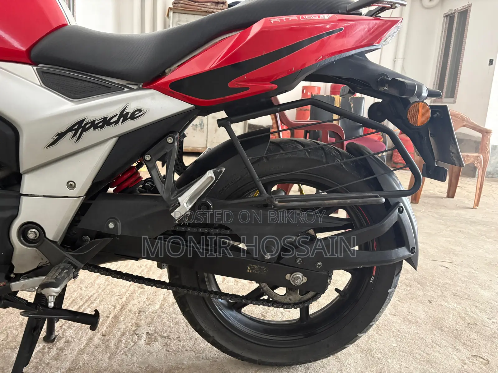 TVS Apache RTR 160 4V 2021 Red