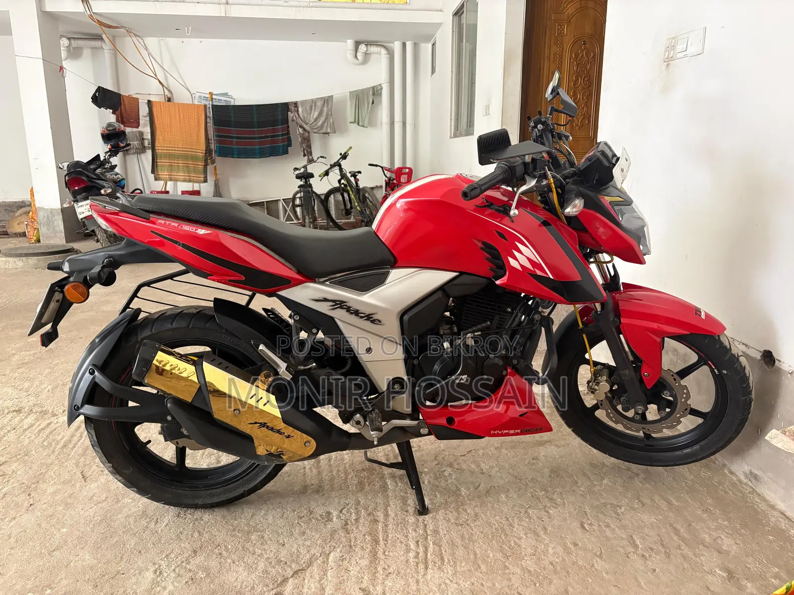 TVS Apache RTR 160 4V 2021 Red