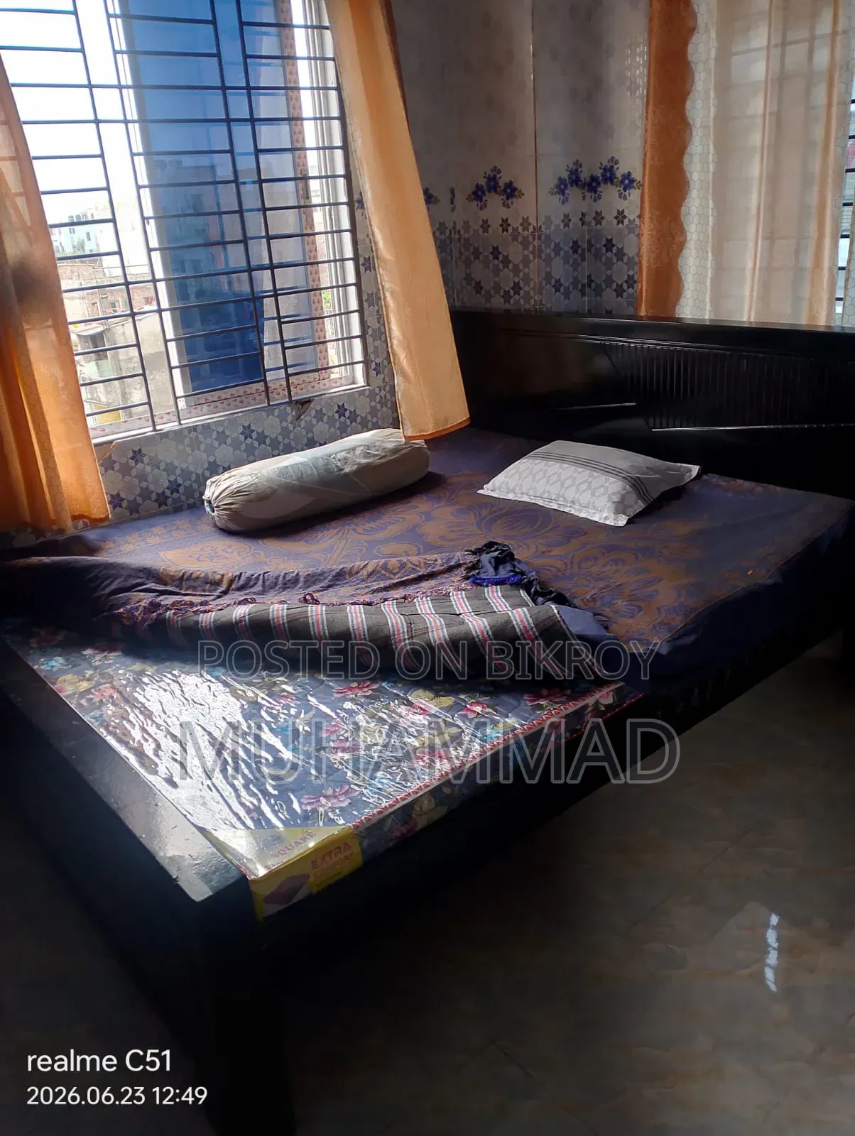 Bed and mattress for sale