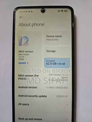 Xiaomi Poco X3 Pro 128 GB Blue