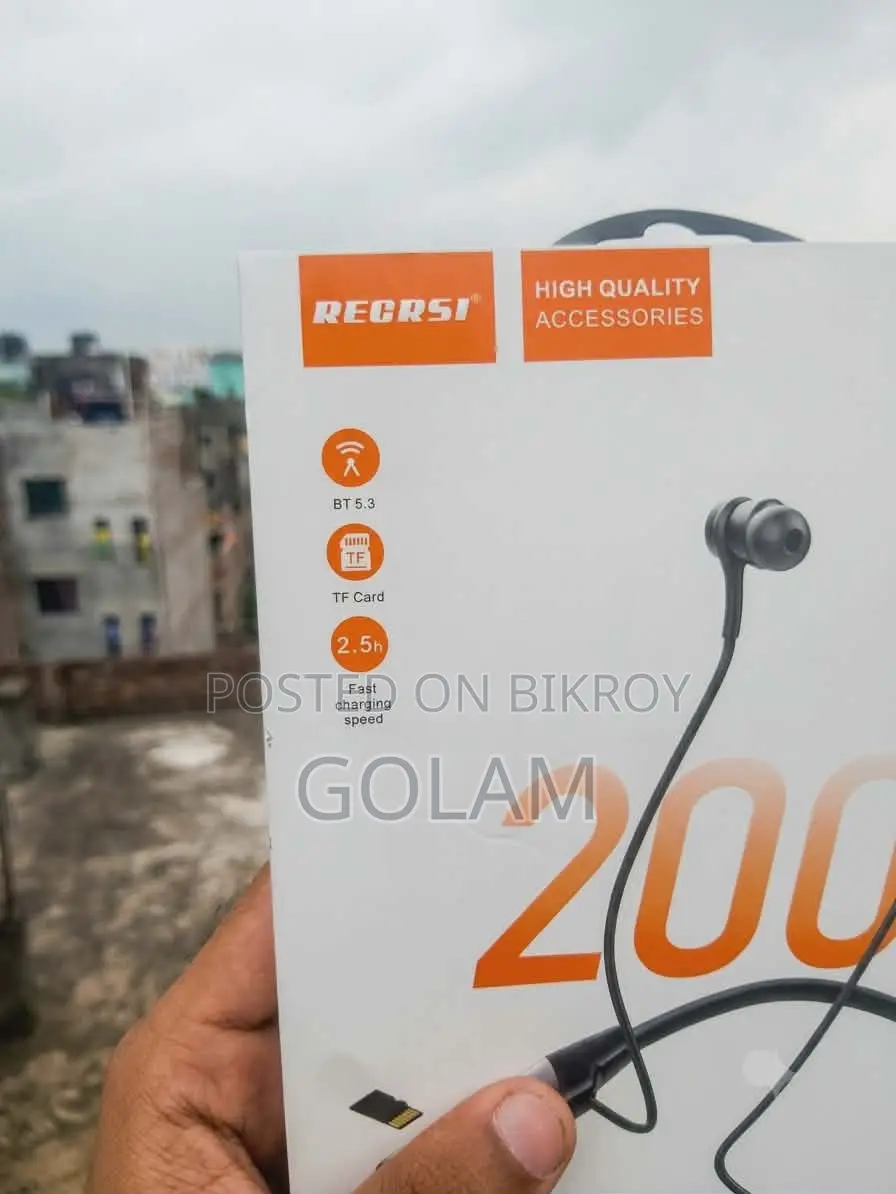 Recrsi Re-Ny060 200 Hours Type-C Bluetooth Neckband