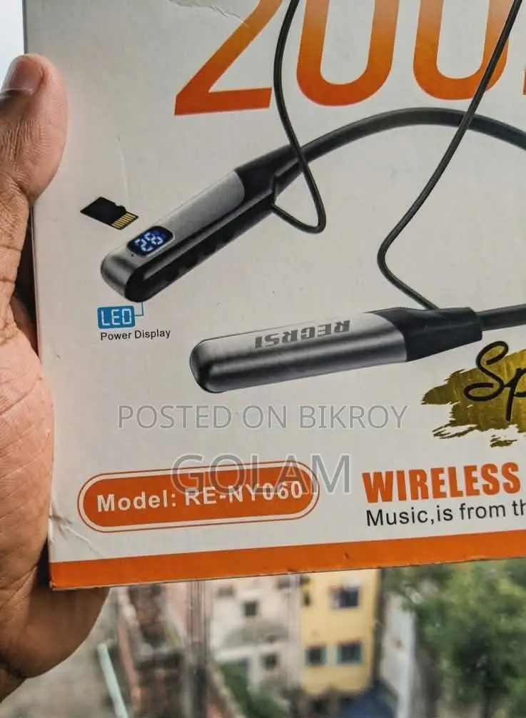 Recrsi Re-Ny060 200 Hours Type-C Bluetooth Neckband