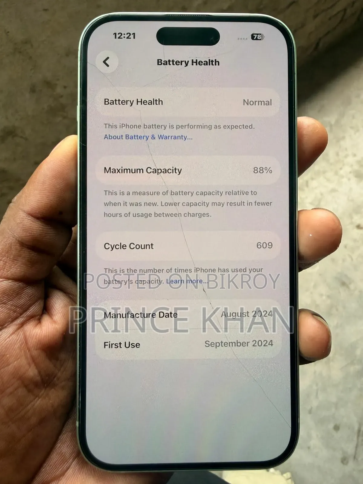 Apple iPhone 15 128 GB Green
