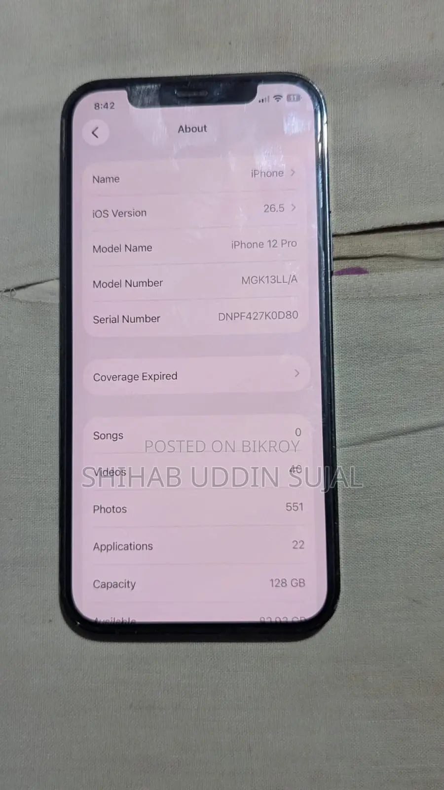 Apple iPhone 12 Pro 128 GB Black