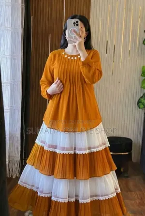 Trendy Ladies Tops and Skirt Set