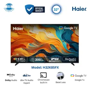 Haier 32 Inch Bezel Less Google TV H32k85gx