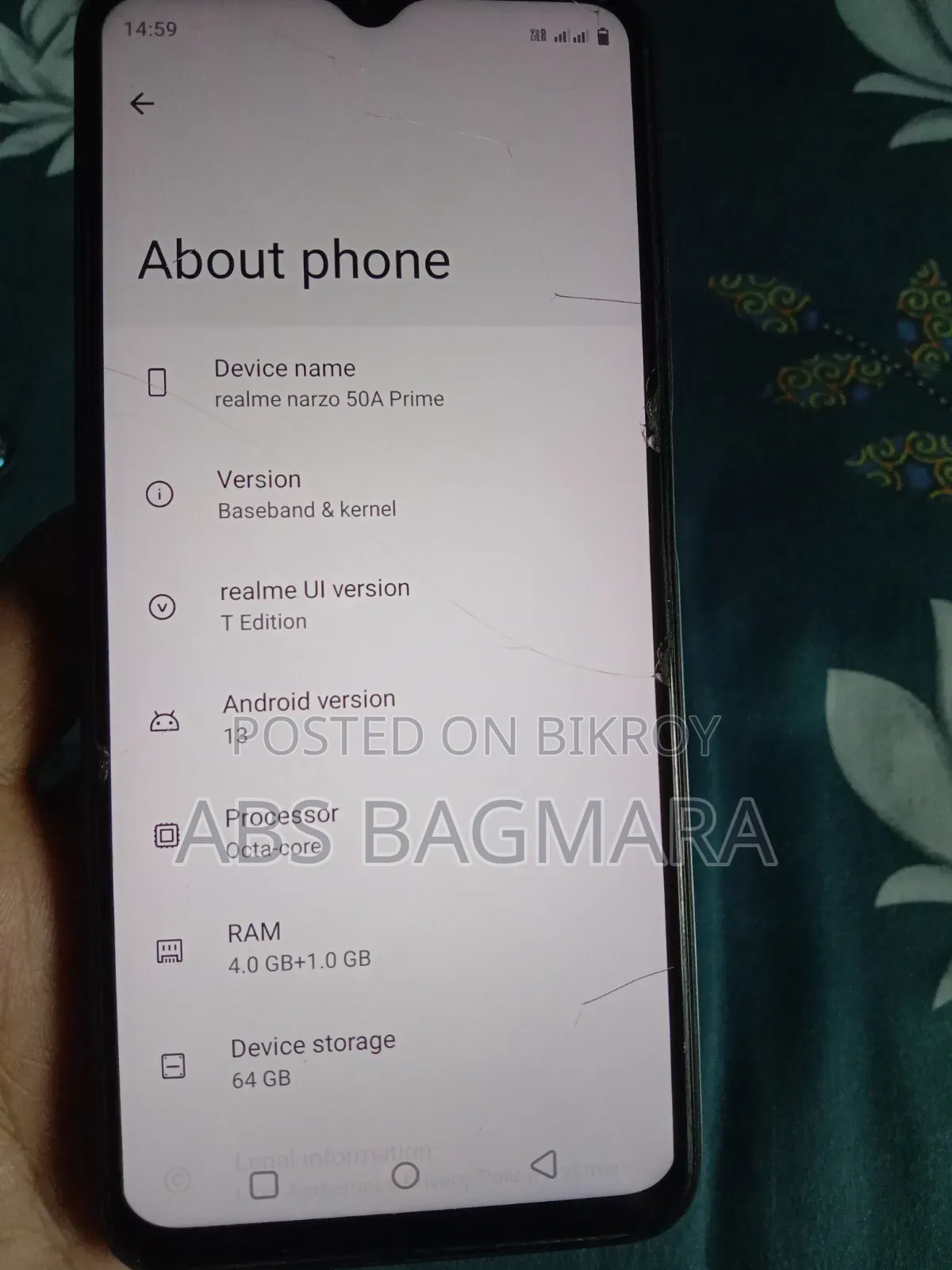 Realme Narzo 50 64 GB Black