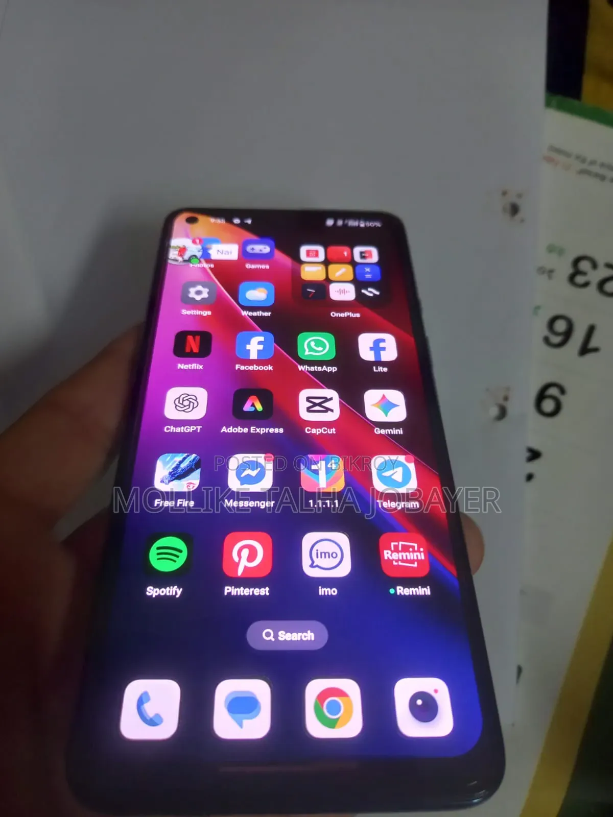 New OnePlus 9 128 GB Blue