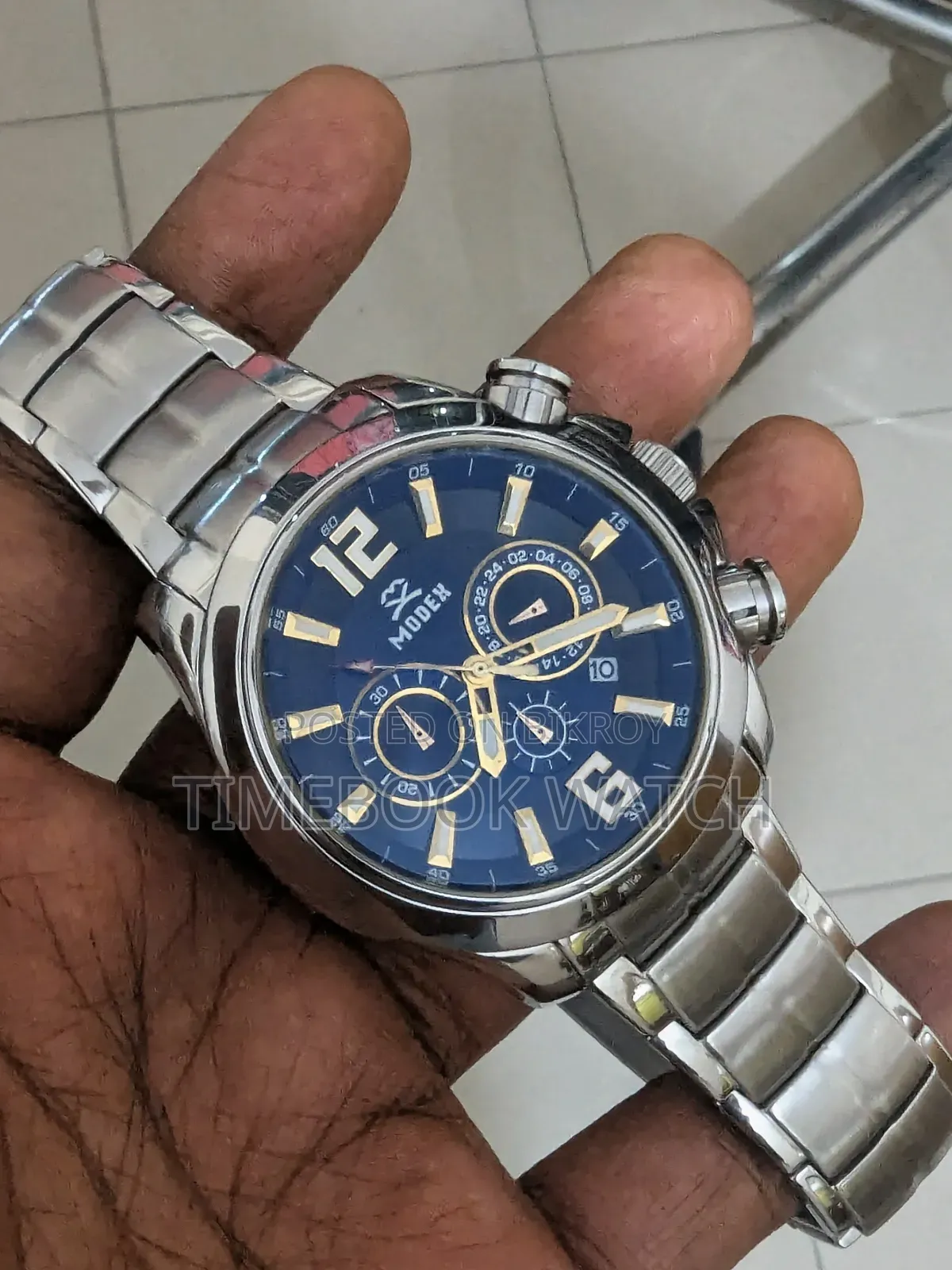 Moden Chrono Watch 100% Genuine Machine