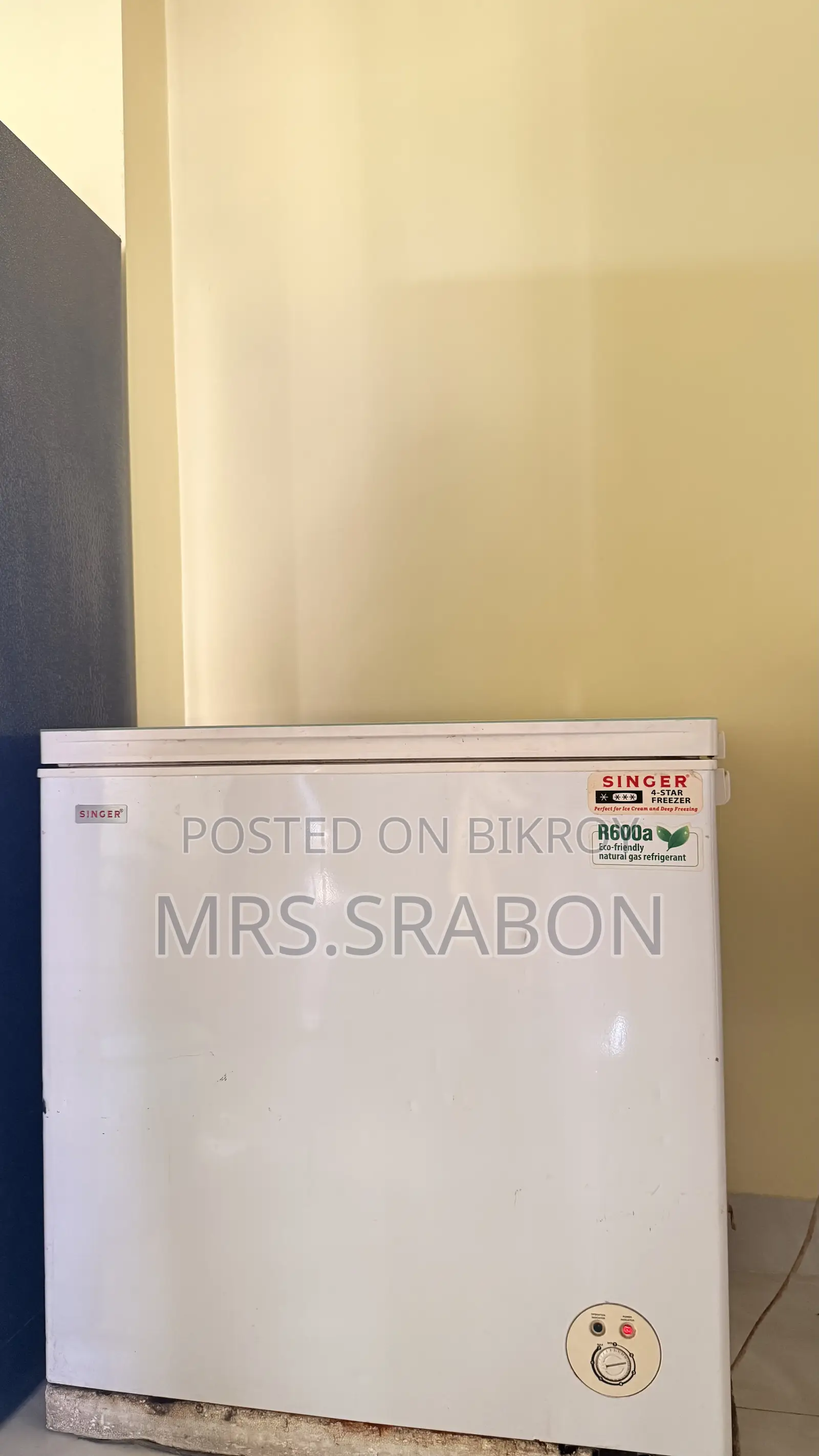 Singer Chest Freezer 144ltr 4 Star Freezer