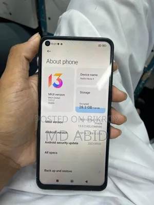 Xiaomi Redmi Note 9 128 GB Red