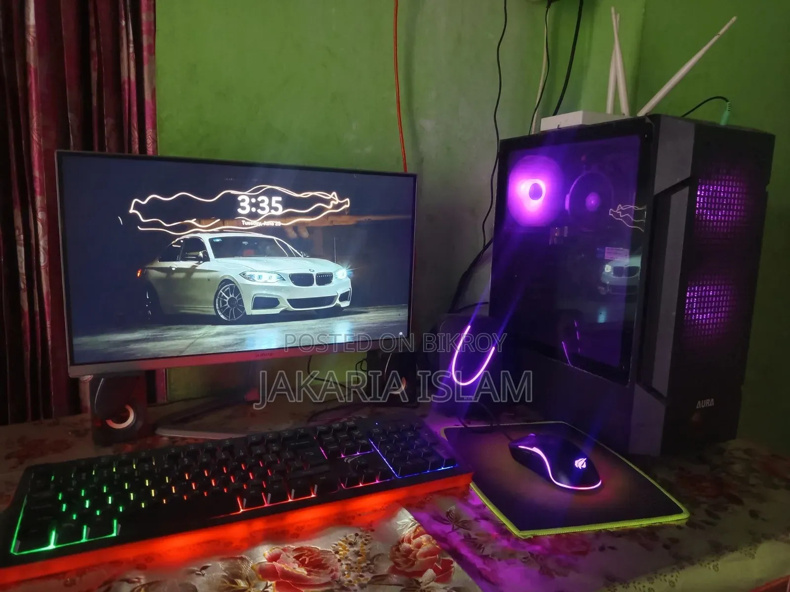Desktop Computer Gigabyte GA-H110MSTX-HD3-ZK 16GB AMD Ryzen 5 SSD 512GB