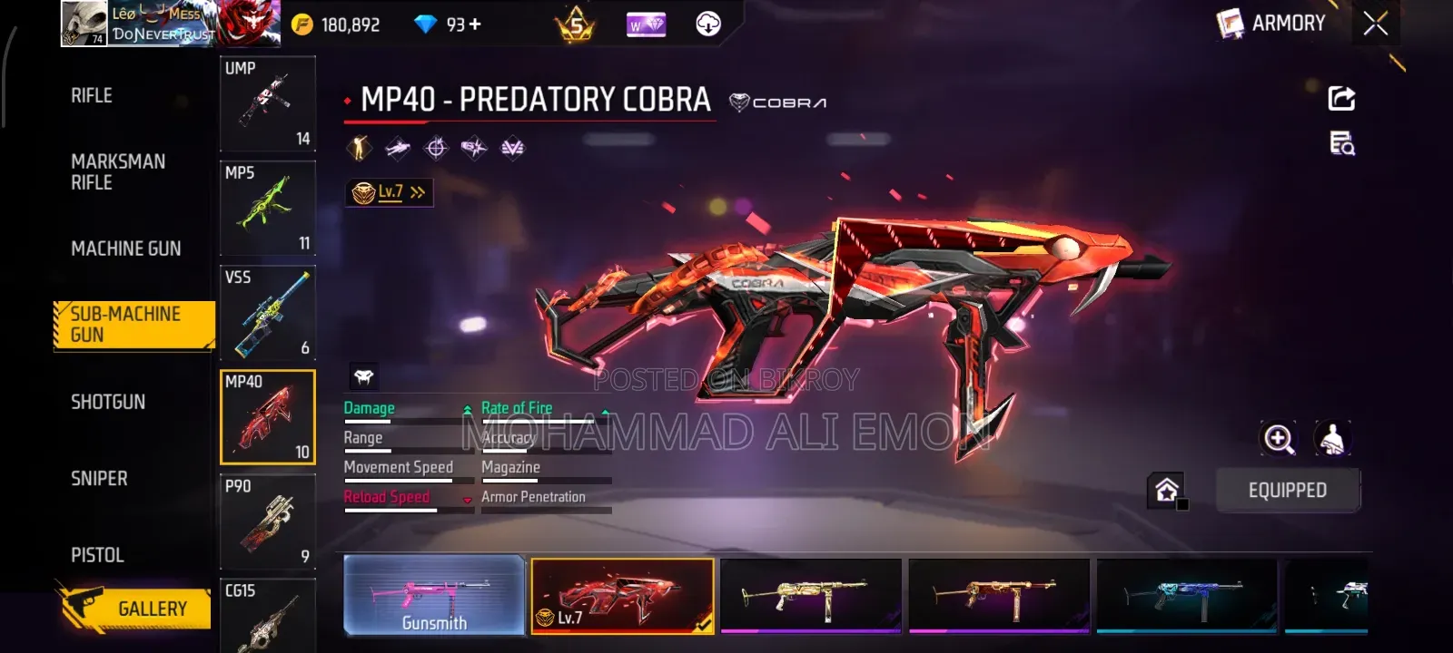 Free Fire Id