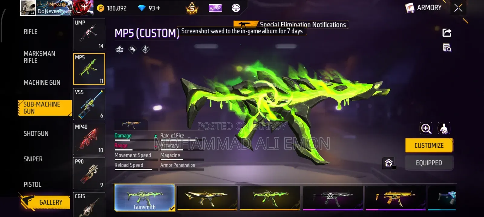 Free Fire Id