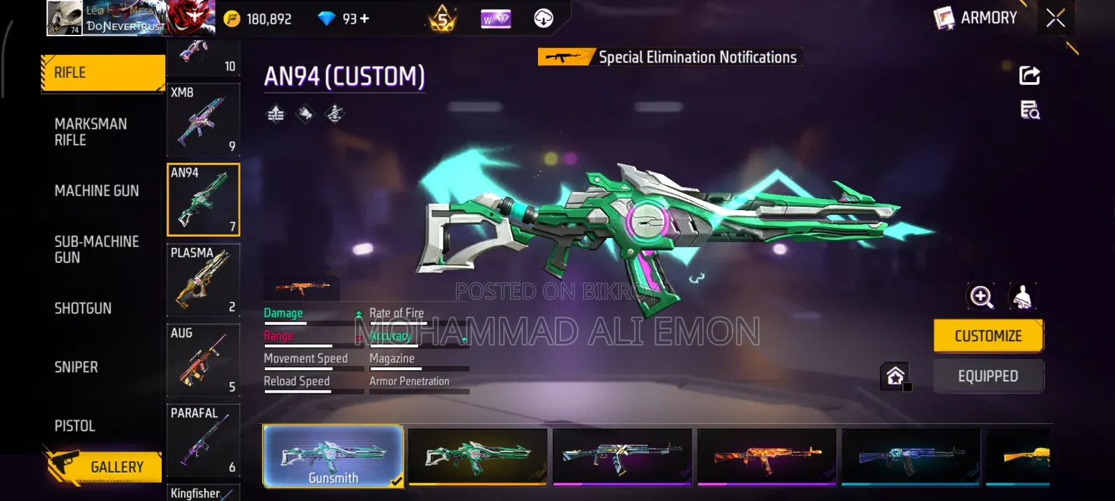 Free Fire Id