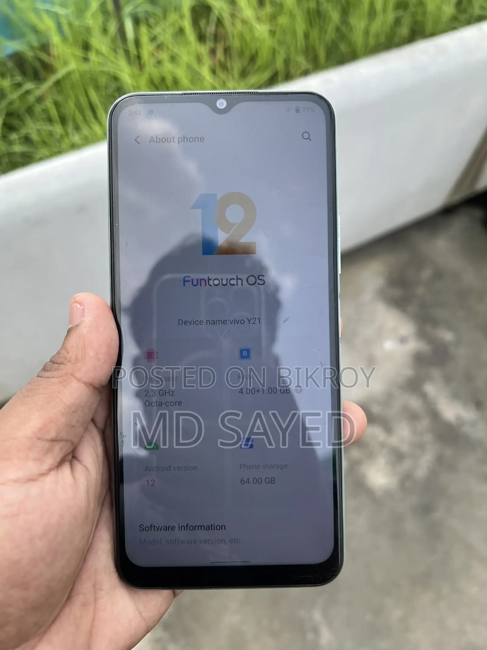 Vivo Y21 64 GB Blue