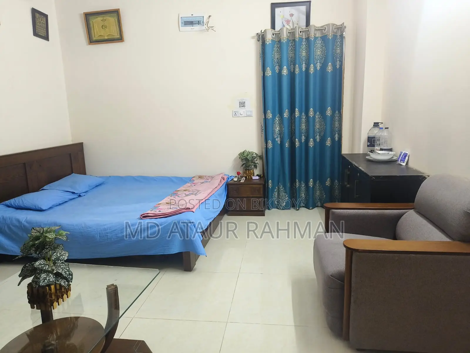 হাজীক্যাম্প, উত্তরা-তে ফার্নিশড স্টুডিও অ্যাপার্টমেন্ট ভাড়ার জন্য