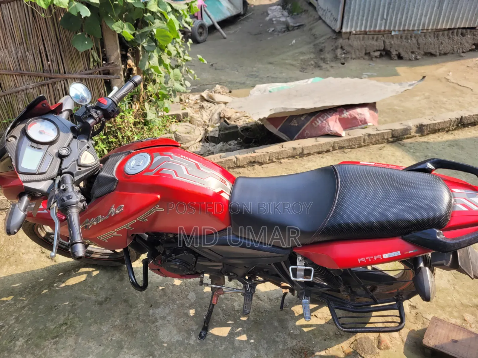TVS Apache RTR 160 2V 2019 Red