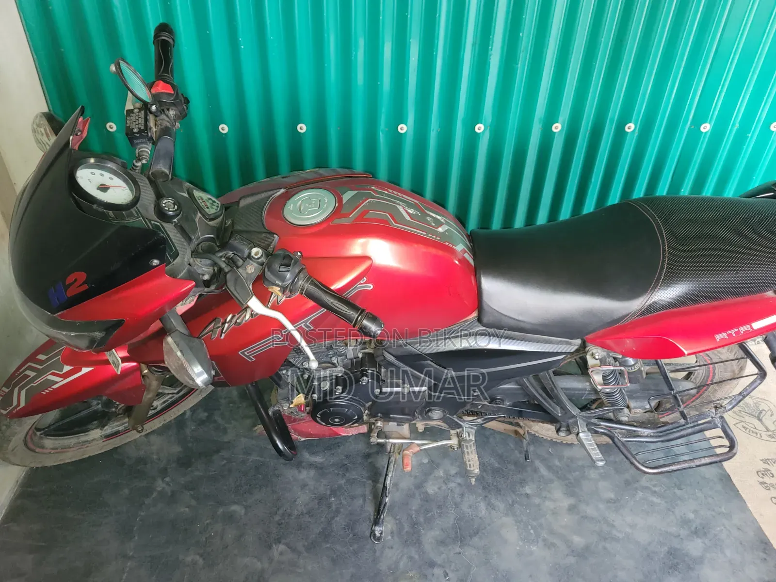TVS Apache RTR 160 2V 2019 Red