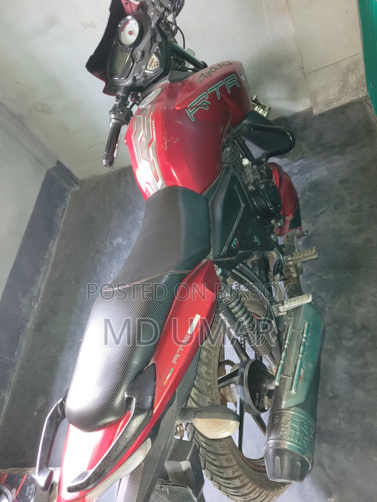 TVS Apache RTR 160 2V 2019 Red