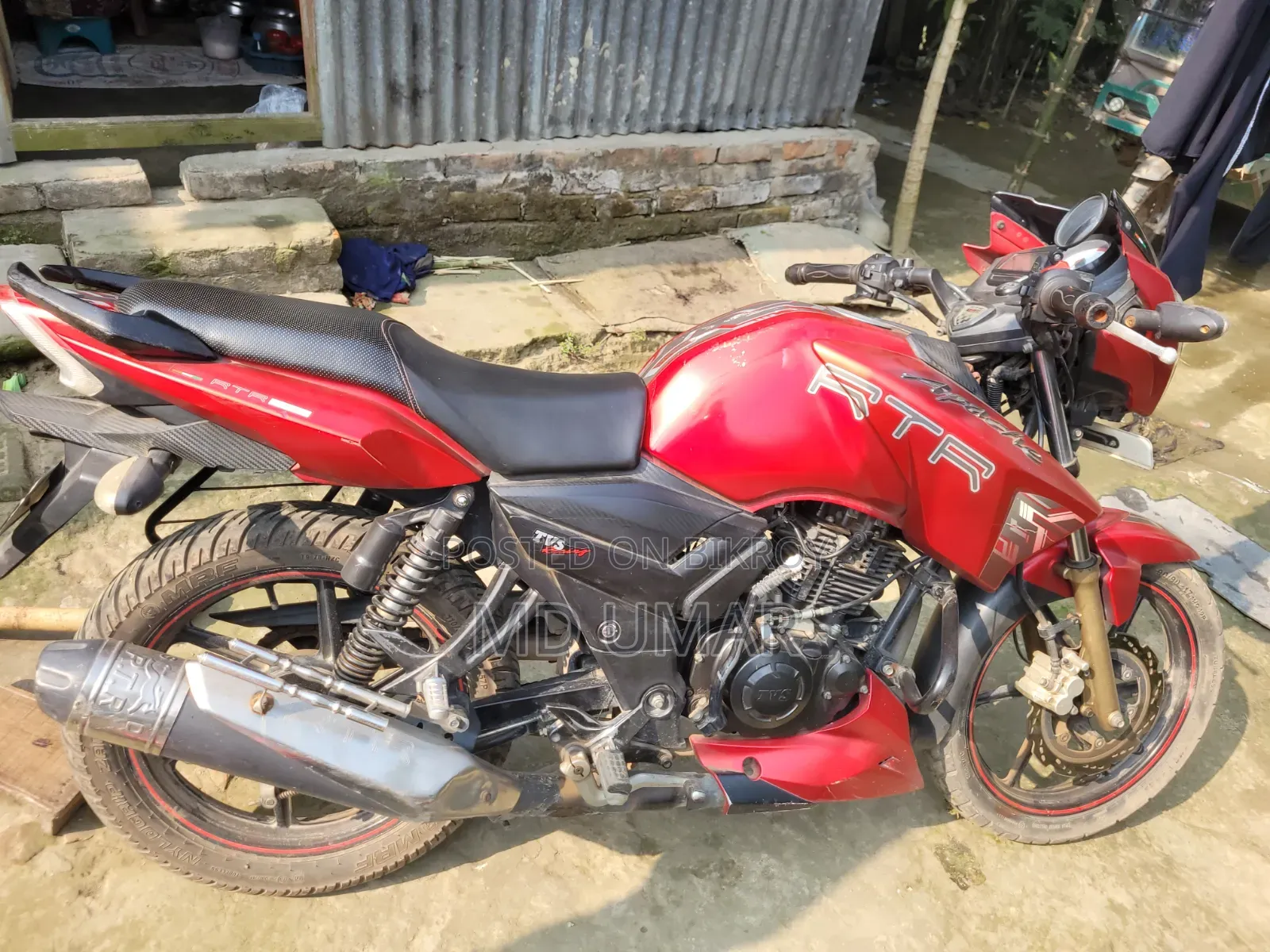 TVS Apache RTR 160 2V 2019 Red