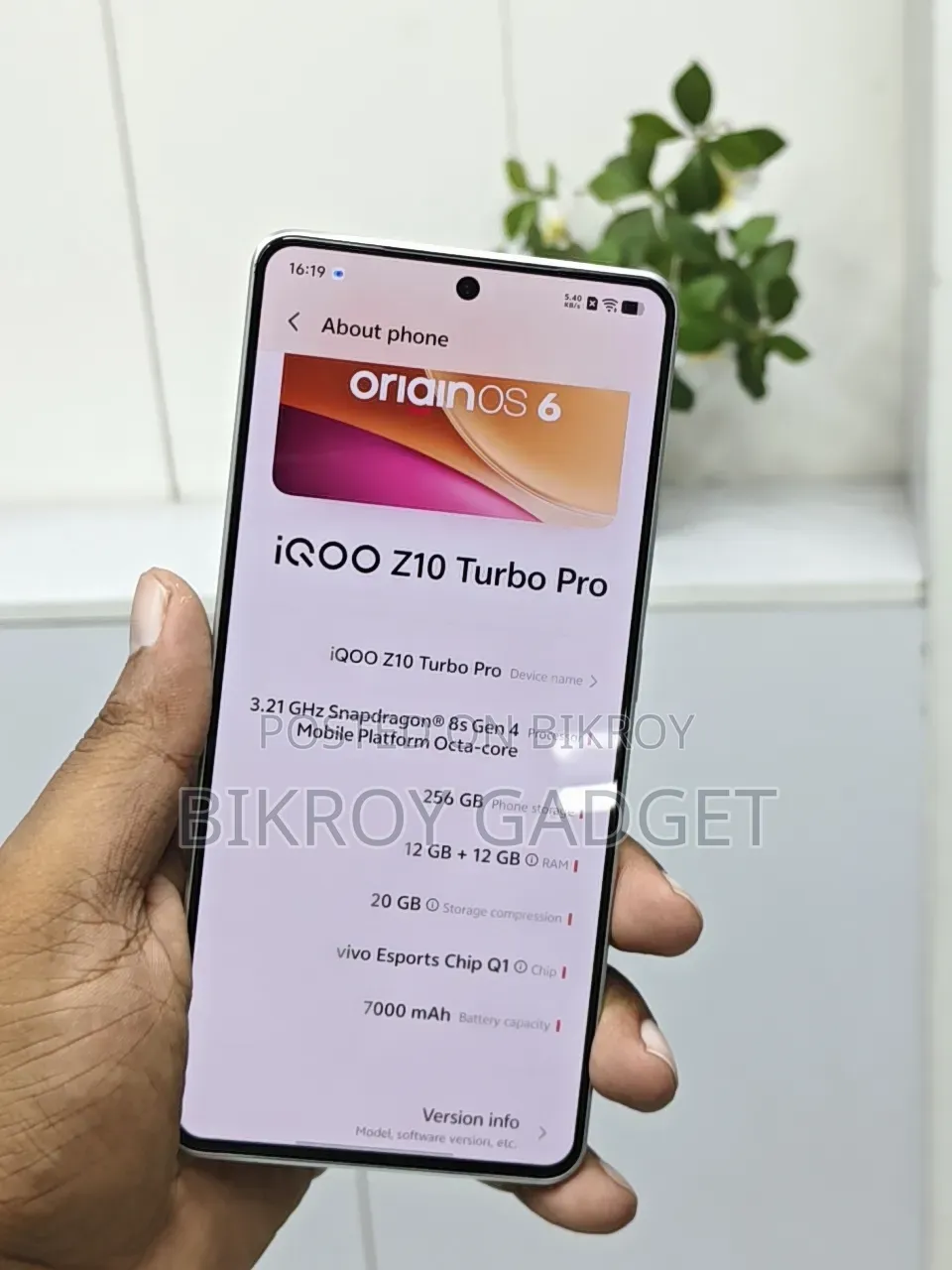 Vivo iQOO Z10 Turbo Pro 256 GB White