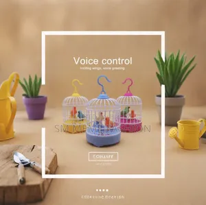 Voice-controlled Or Musical Electronic Bird Cage Toy