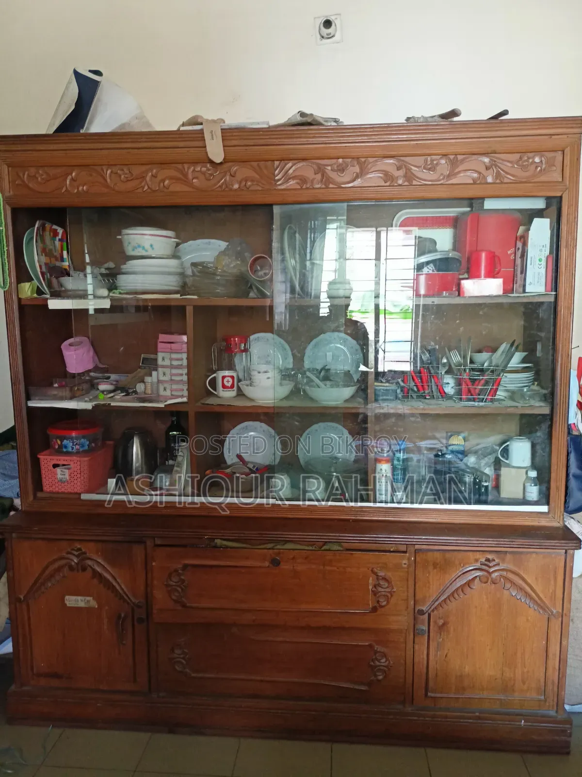 Teak Wood Showcase