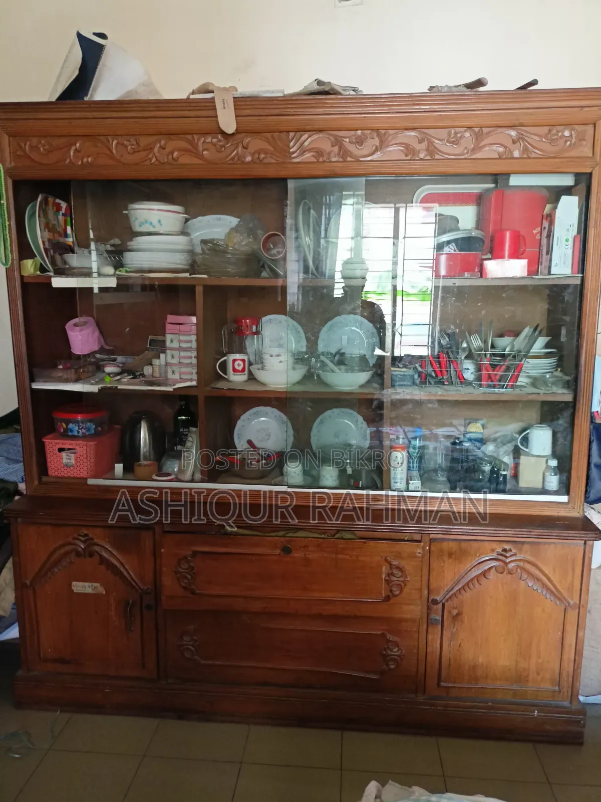 Teak Wood Showcase