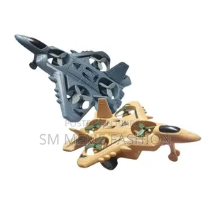 Kids Mandi 6.6 Inch Inertia Friction Army Fighter Jet Unbreakable