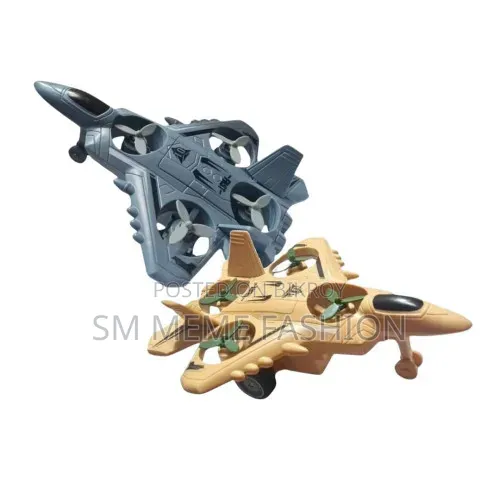 Kids Mandi 6.6 Inch Inertia Friction Army Fighter Jet Unbreakable