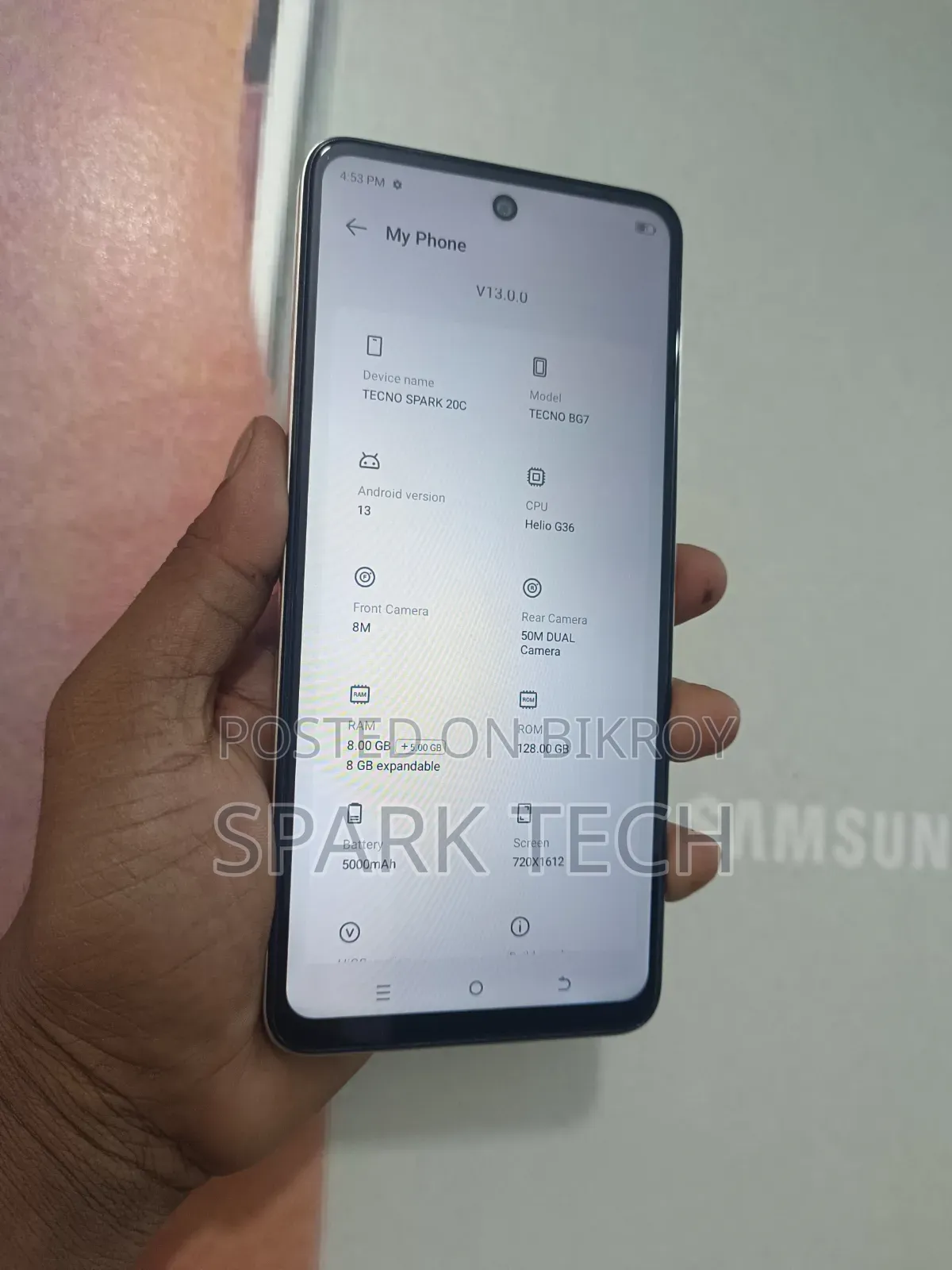 Tecno Spark 20C 128 GB