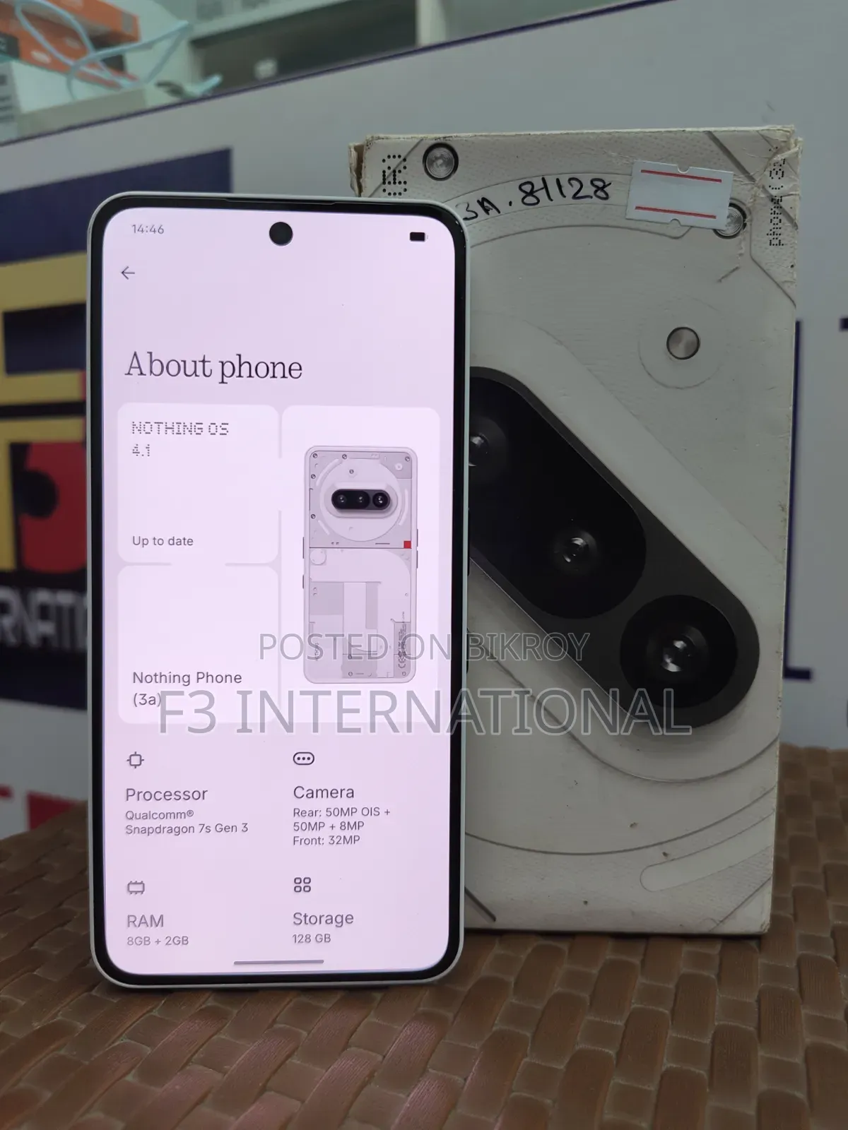 Nothing Phone 3a 128 GB Blue