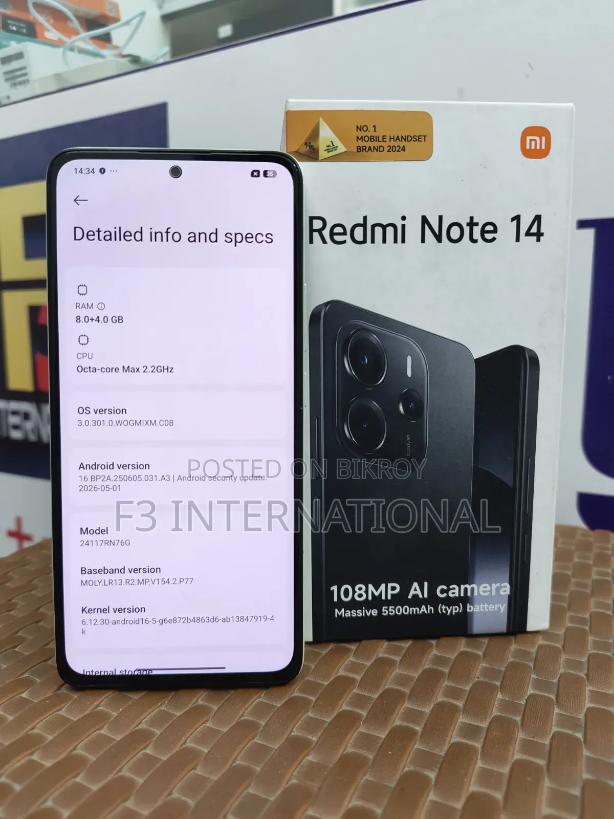 Xiaomi Redmi Note 14 4G 256 GB