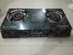 Double burner gas stove