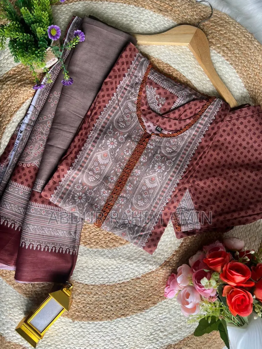 Zamzam Swiss Lawn Cotton Three Piece