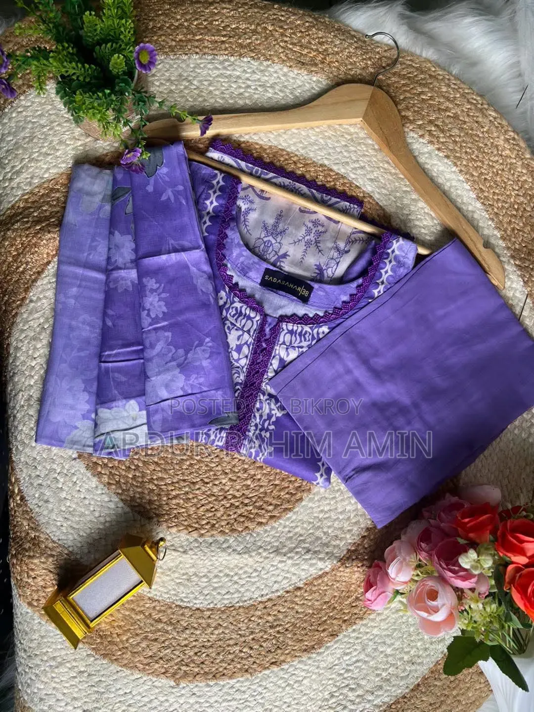 Zamzam Swiss Lawn Cotton Three Piece