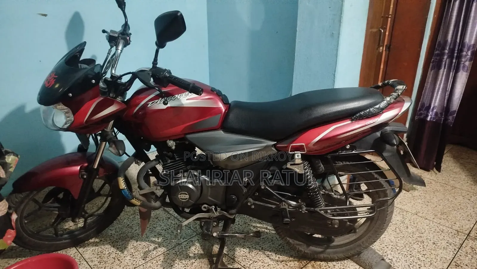 Bajaj Discover 125 2019 Red